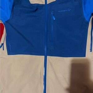 GORE-TEX Kids Blue and Tan Raincoat